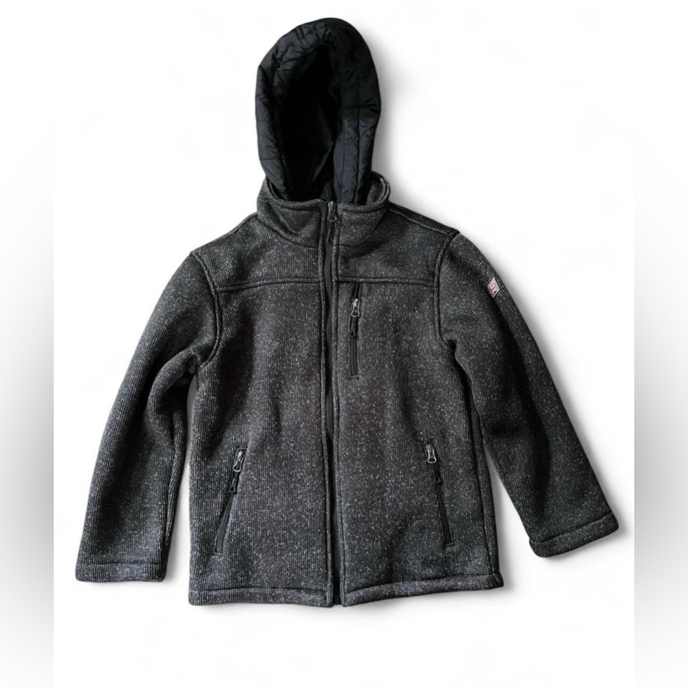 Ben Sherman Charcoal Gray Kids Fleece Lined Jacket Size S (8)